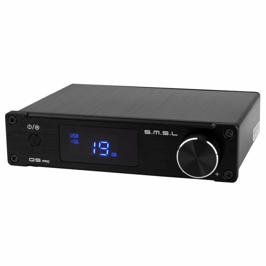 Q5 PRO 2x45W class D Amplifier with DAC