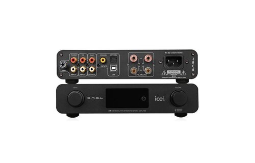 A6 High Resolution IcePower 2x40W class D amplifier with DAC and headphone amplifier