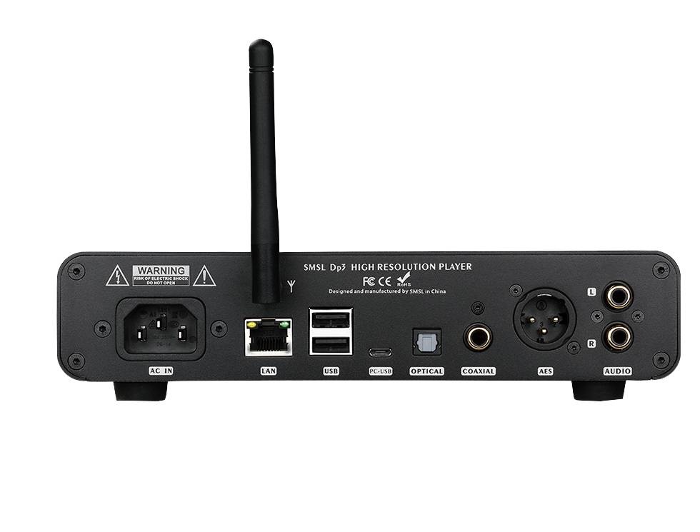 DP3 Multimedia Player with DAC, Bluetooth, and Headphone Amplifier