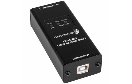 DAC01 USB Audio DAC 24-bit/96 kHz RCA Output
