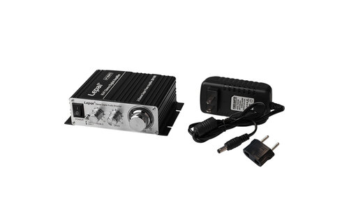 LP-2020TI Digital Hi-Fi Audio Mini Class D Stereo Amplifier with Power Supply