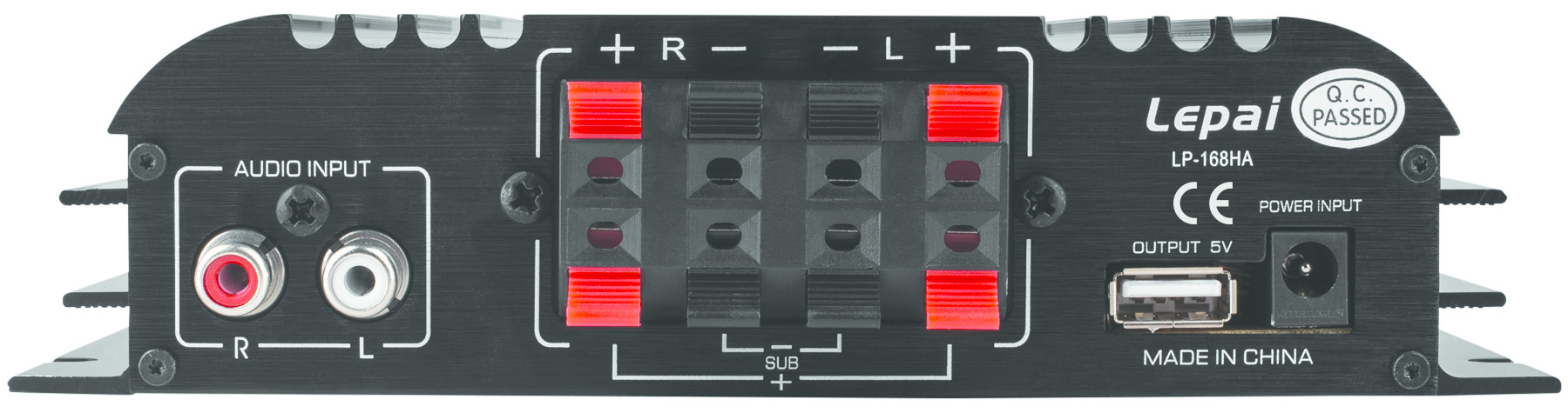 LP-168HA 2.1 2x40W Mini Amplifier + 1x68W Sub Output