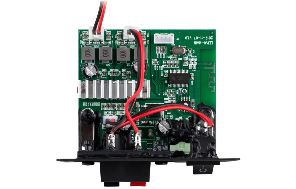 LP40PA 40W Mini Plate Amplifier Bluetooth Aux 3.5mm Input and Control Panel