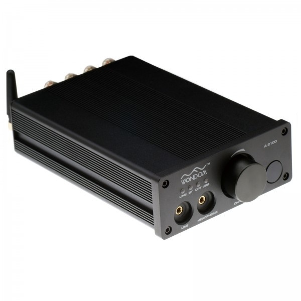 AA-AS32971 2 x 100 Watt 6 Ohm Class D Audio Amplifier Explorer w Bluetooth, Remote Control