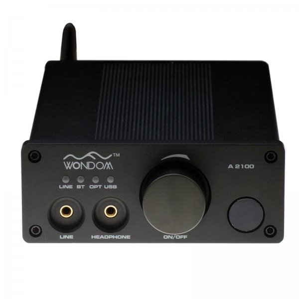 AA-AS32971 2 x 100 Watt 6 Ohm Class D Audio Amplifier Explorer w Bluetooth, Remote Control