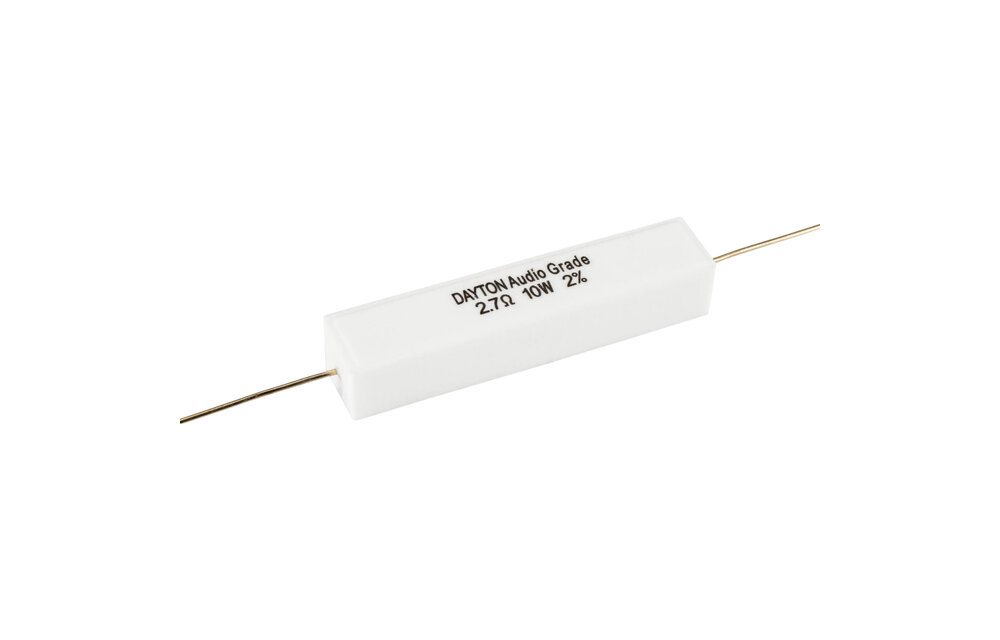 2.7 Ω | 10 W | 2% | Precision Audio Grade Resistor