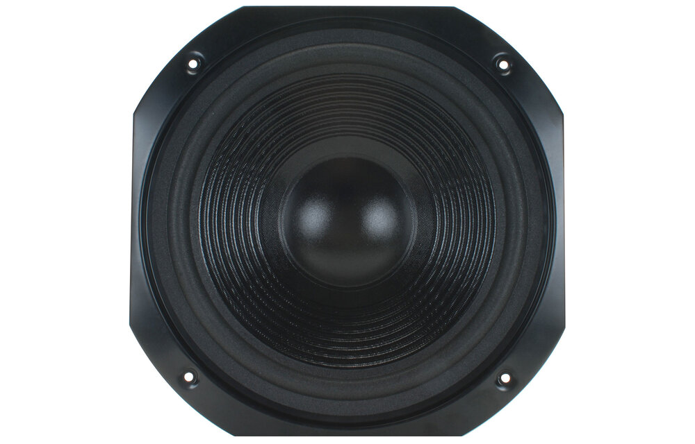 12SFPC-B 12" Square Frame Paper Cone Woofer Black