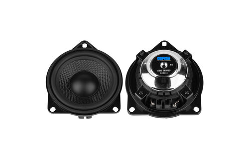 B100-4 ASD Series 4" Glass Fiber Cone Speaker Pair Upgrade Kit for Select BMW Models