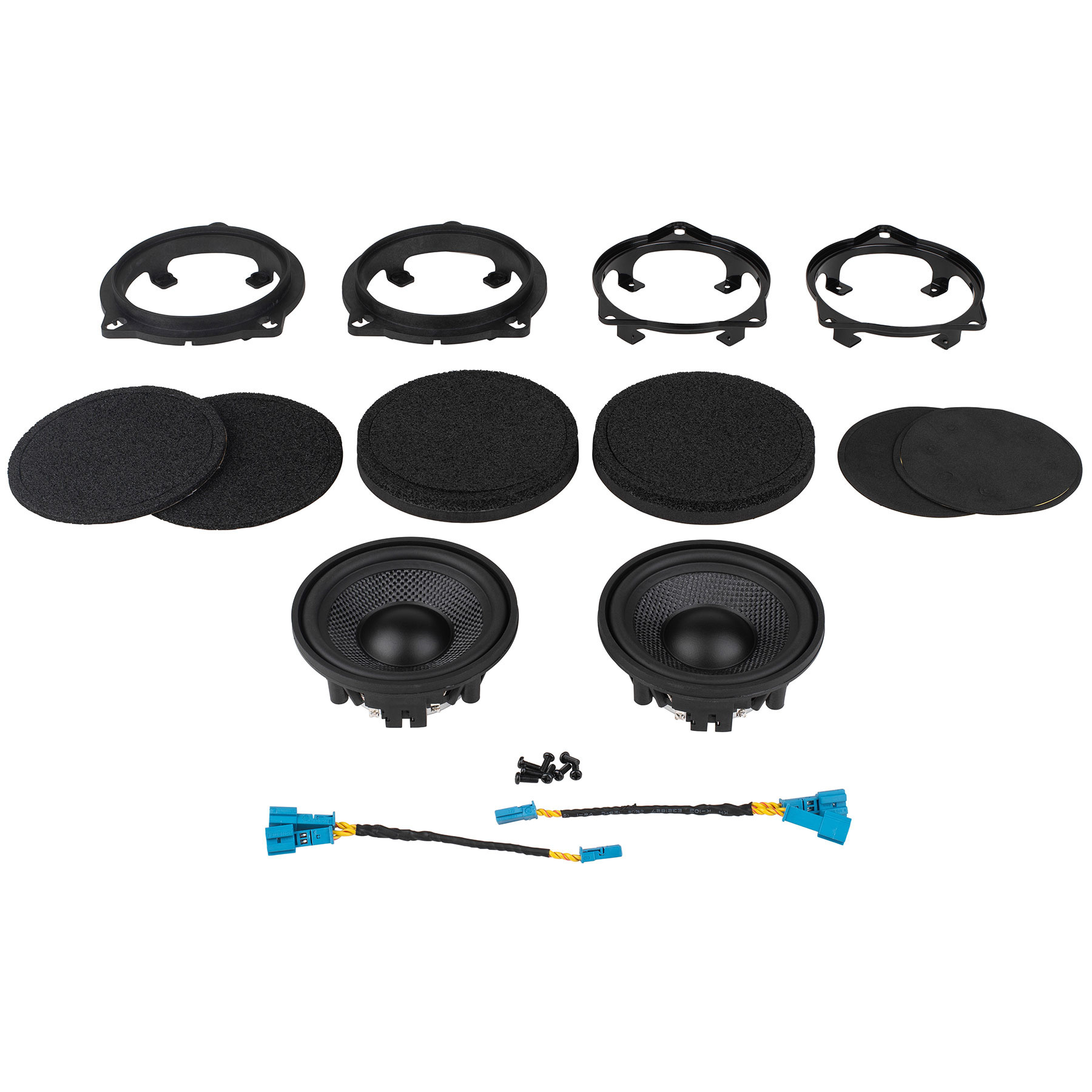 B100-4 ASD Series 4" Glass Fiber Cone Speaker Pair Upgrade Kit for Select BMW Models
