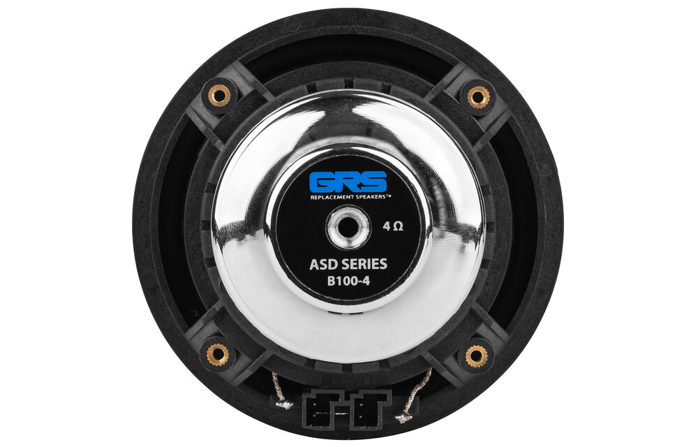 B100-4 ASD Series 4" Glass Fiber Cone Speaker Pair Upgrade Kit for Select BMW Models