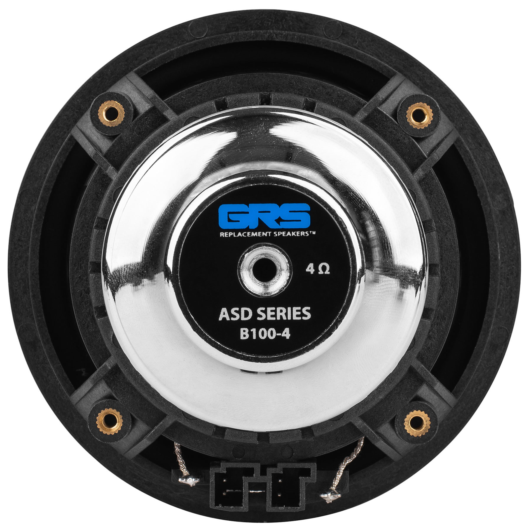 B100-4 ASD Series 4" Glass Fiber Cone Speaker Pair Upgrade Kit for Select BMW Models