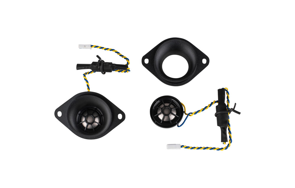 B25-4 ASD Series 1" Titanium Dome Tweeter Pair Upgrade Set for Select BMW Models