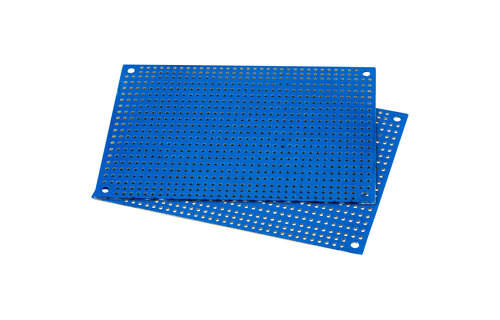 Blue Perforated Crossover Board | Pair | 8,89 x 12,70 cm