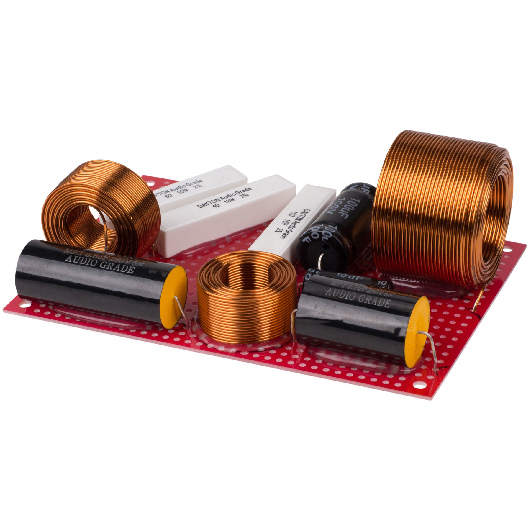 Red Perforated Crossover Board | Pair | 12,70 x 17,78 cm