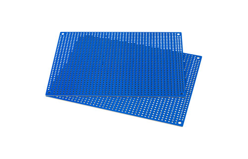 Blue Perforated Crossover Board | Pair | 12,70 x 17,78 cm