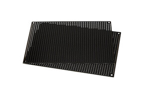 Black Perforated Crossover Board | Pair | 12,70 x 17,78 cm
