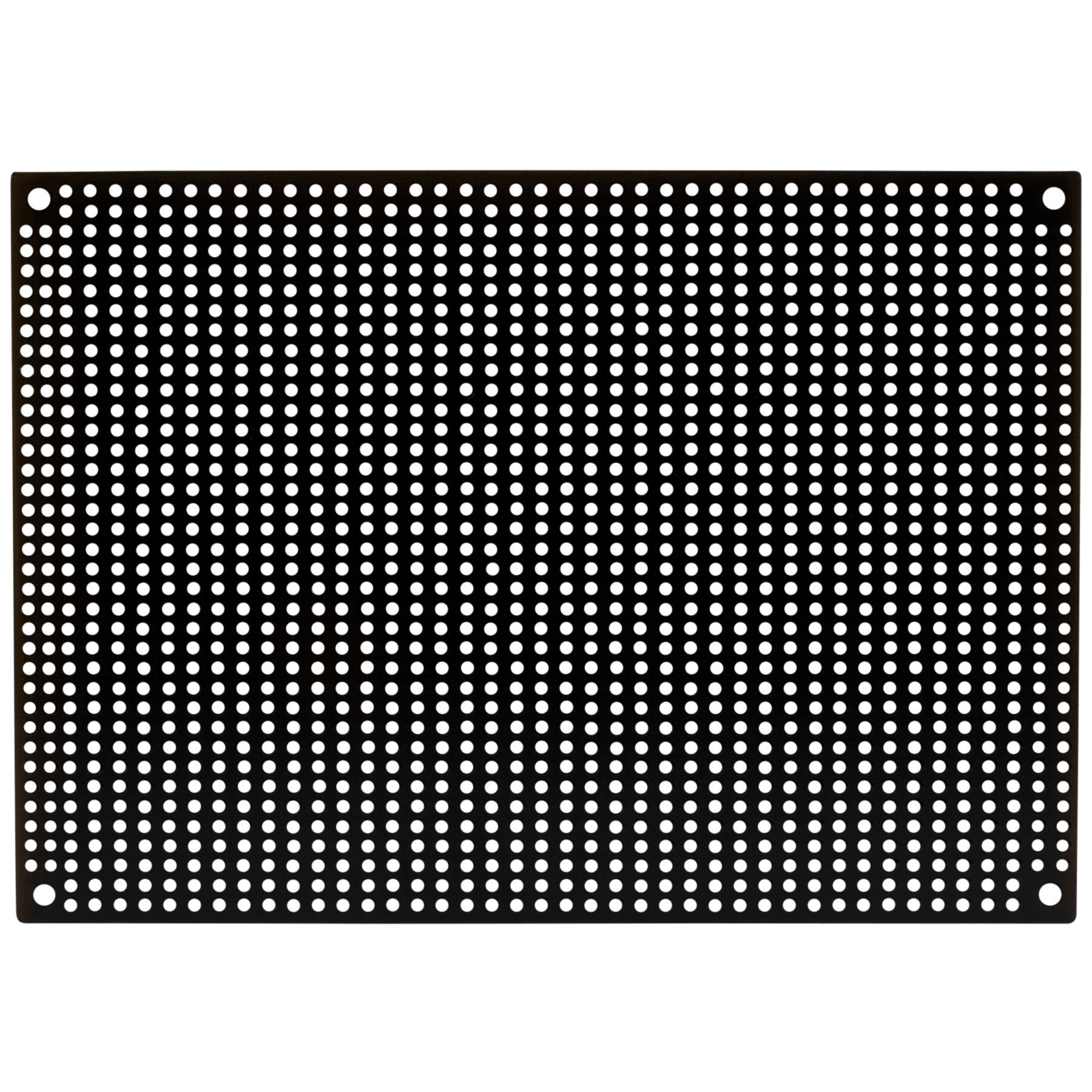 Black Perforated Crossover Board | Pair | 12,70 x 17,78 cm