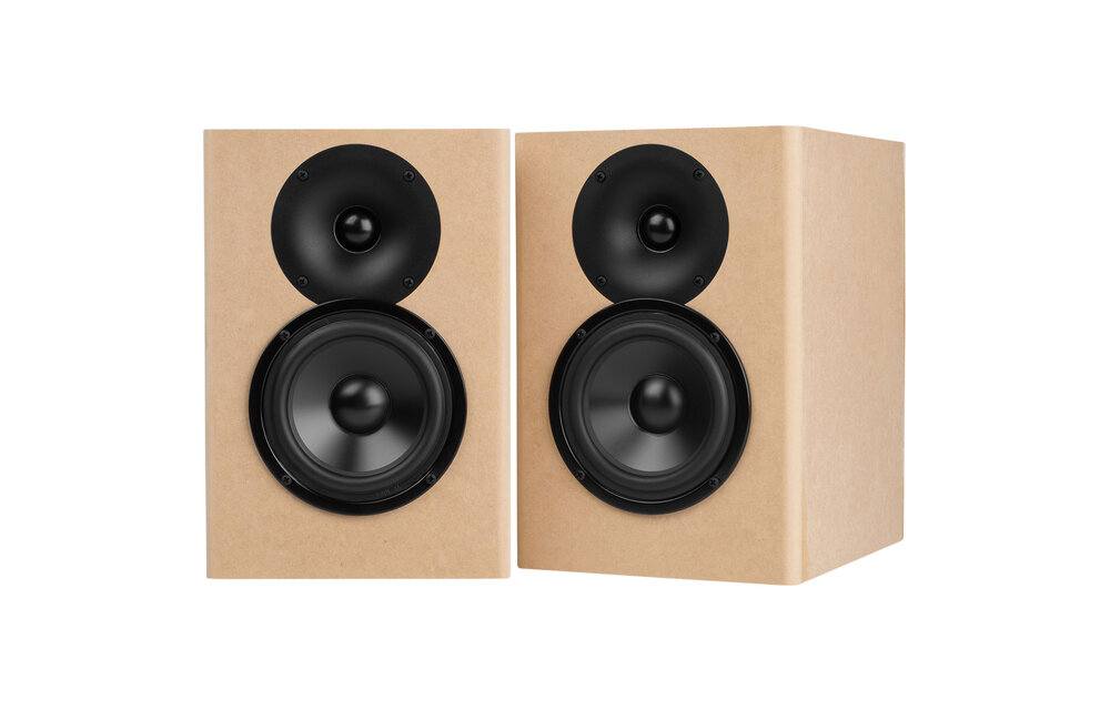 C-Note MT Bookshelf Speaker Kit Pair w/ Knock-Down Cabinets