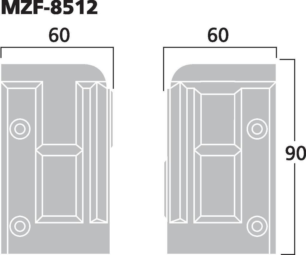 MZF-8512 Plastic Corner For Speaker Cabinets