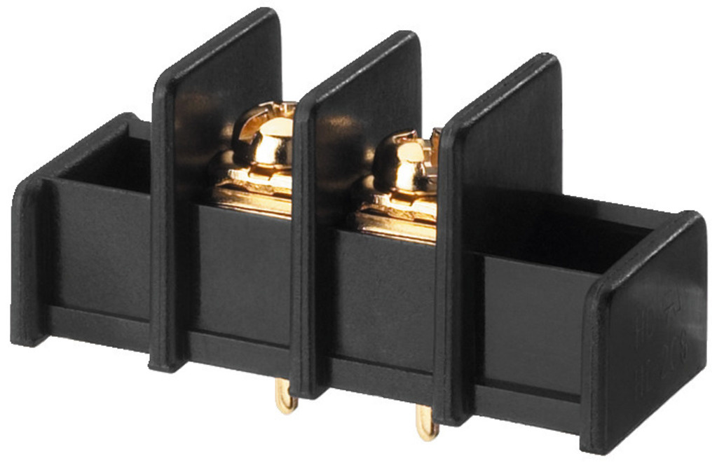 TBS-2/GO Gold-Plated Screw Terminals For PCB mounting