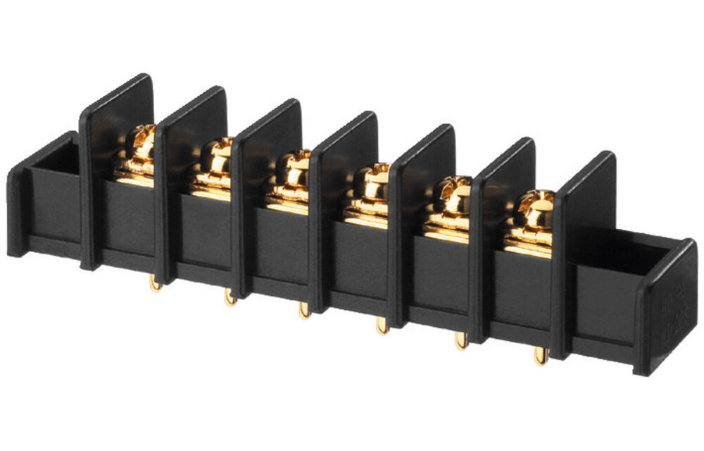 TBS-6/GO Gold-Plated Screw Terminals For PCB mounting