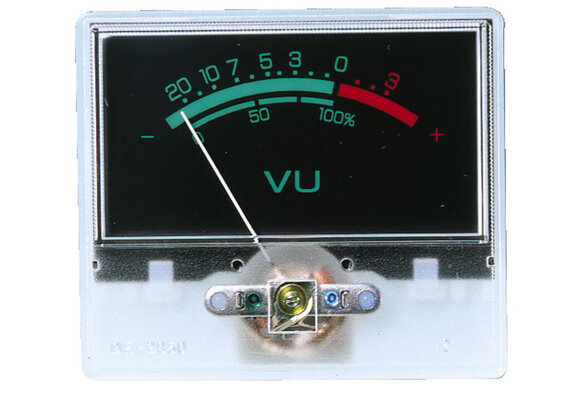 V-22 Panel Meter With VU Lettering