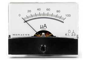 PM-2/100UA Panel Meter With VU Lettering