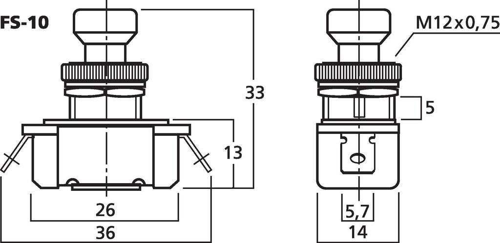 FS-10 Momentary Foot Switch