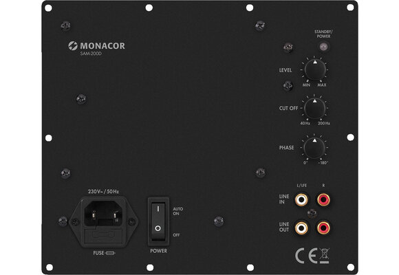 SAM-200D Subwoofer Plaatversterker