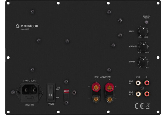 SAM-300D Subwoofer Plaatversterker