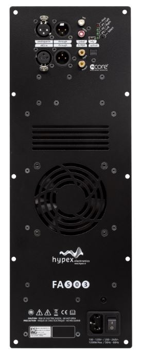 FA503 2 x 500 Watt + 100 Watt FusionAmp