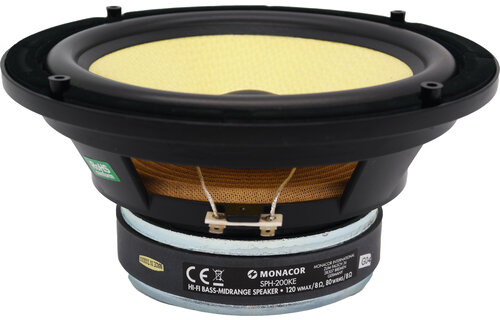 SPH-200KE 8" Kevlar Cone Midwoofer 8 Ohm