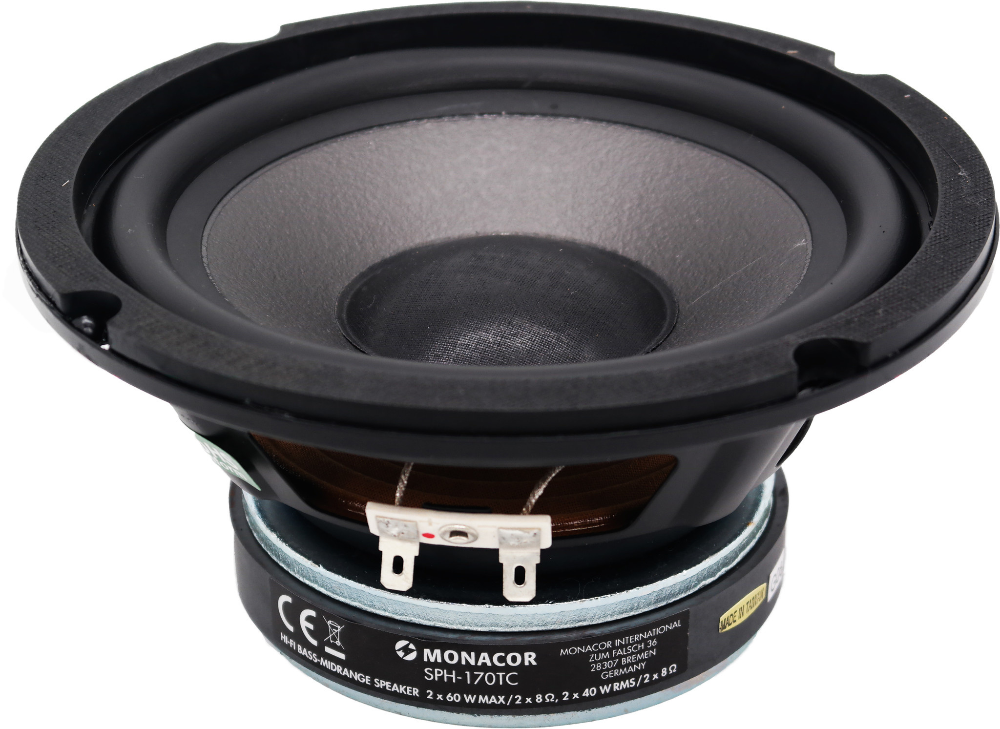 SPH-170TC 6.5'' DVC Poly Cone Midwoofer