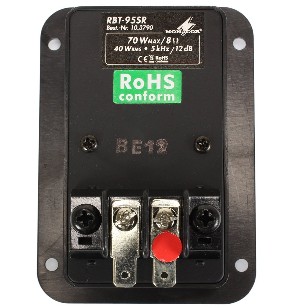 RBT-95SR Magnetostatic Ribbon Tweeter