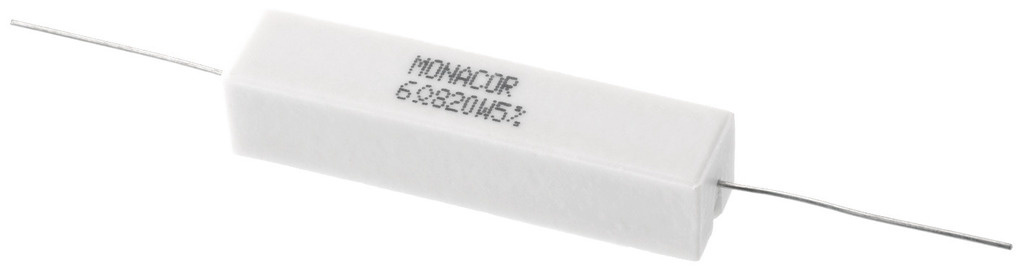 LSR-68/20 | 6,8 Ω | 20 W | 5% | High-Power Cement Resistor