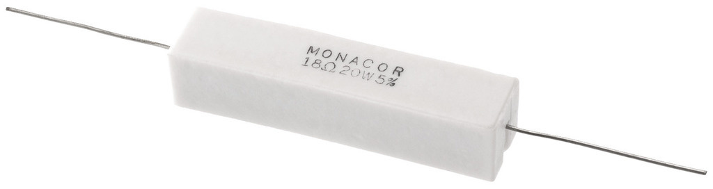 LSR-180/20 | 18 Ω | 20 W | 5% | High-Power Cement Resistor