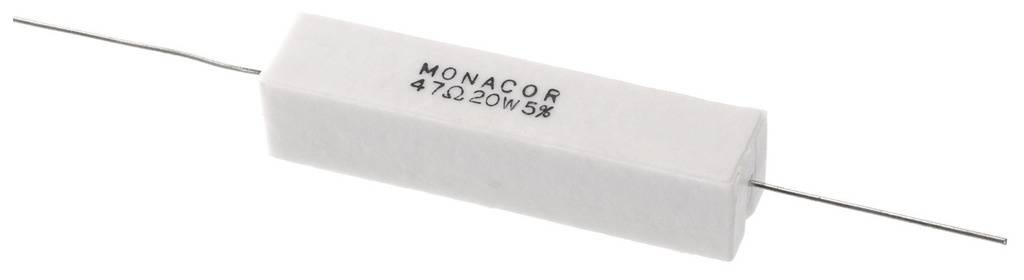 LSR-470/20 | 47 Ω | 20 W | 5% | High-Power Cement Resistor