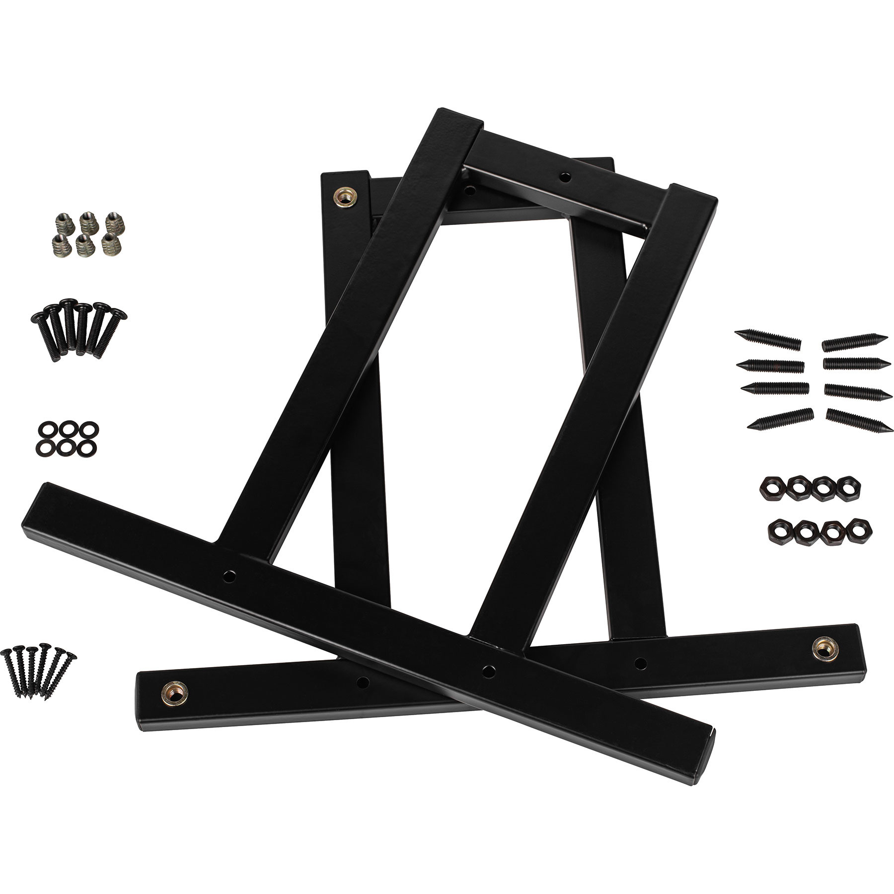 OS-2HD Outrigger Speaker Spike Set Heavy Duty with Black Steel Base 2 Pcs.