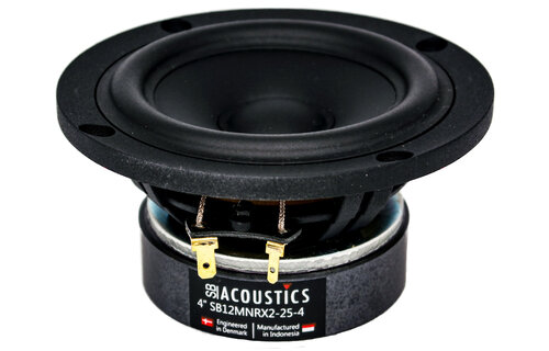 SB12MNRX2-25-4 4" Midrange Woofer