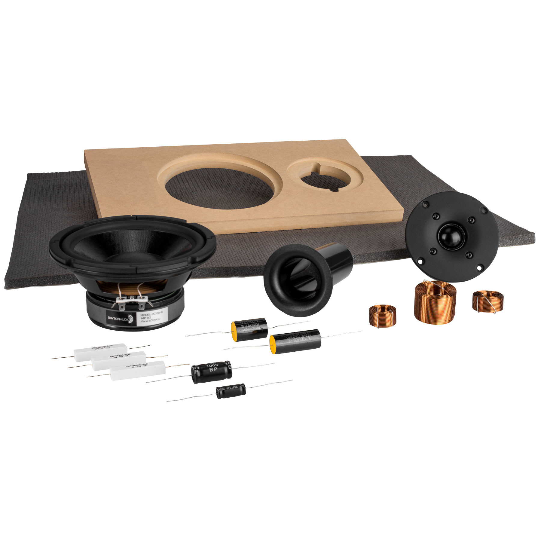 Classix II MT Bookshelf Speaker Kit with Baffle Only