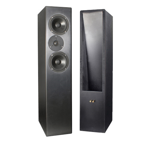 TriTrix MTM TL Tower Speaker Components And Cabinet Kit Pair