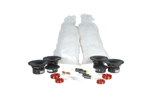 TriTrix MTM TL Tower Speaker Components And Cabinet Kit Pair