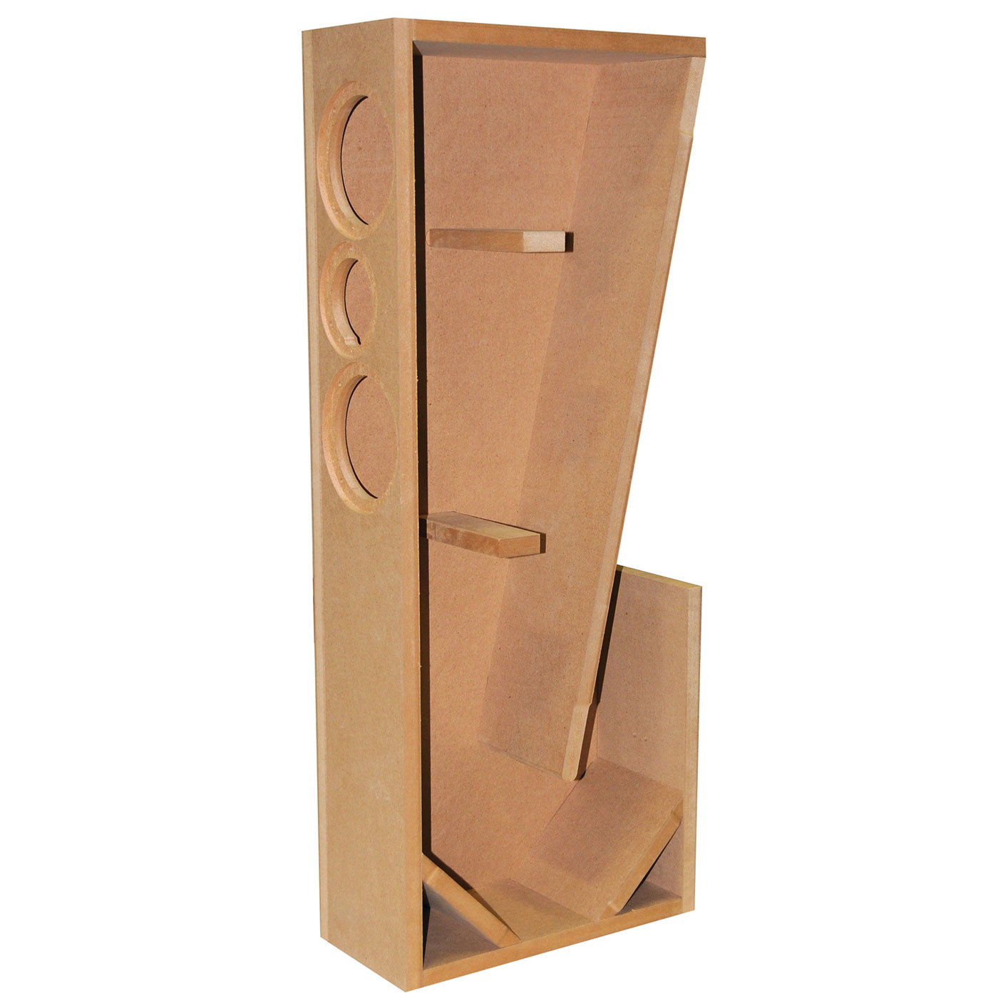 TriTrix MTM TL Tower Speaker Components And Cabinet Kit Pair