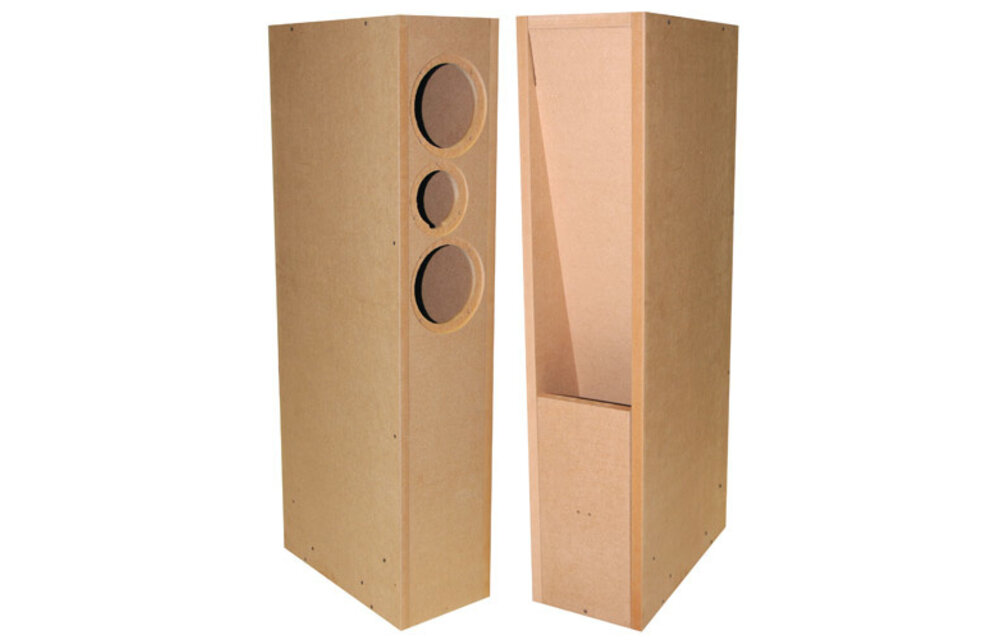 TriTrix MTM TL Tower Speaker Components And Cabinet Kit Pair