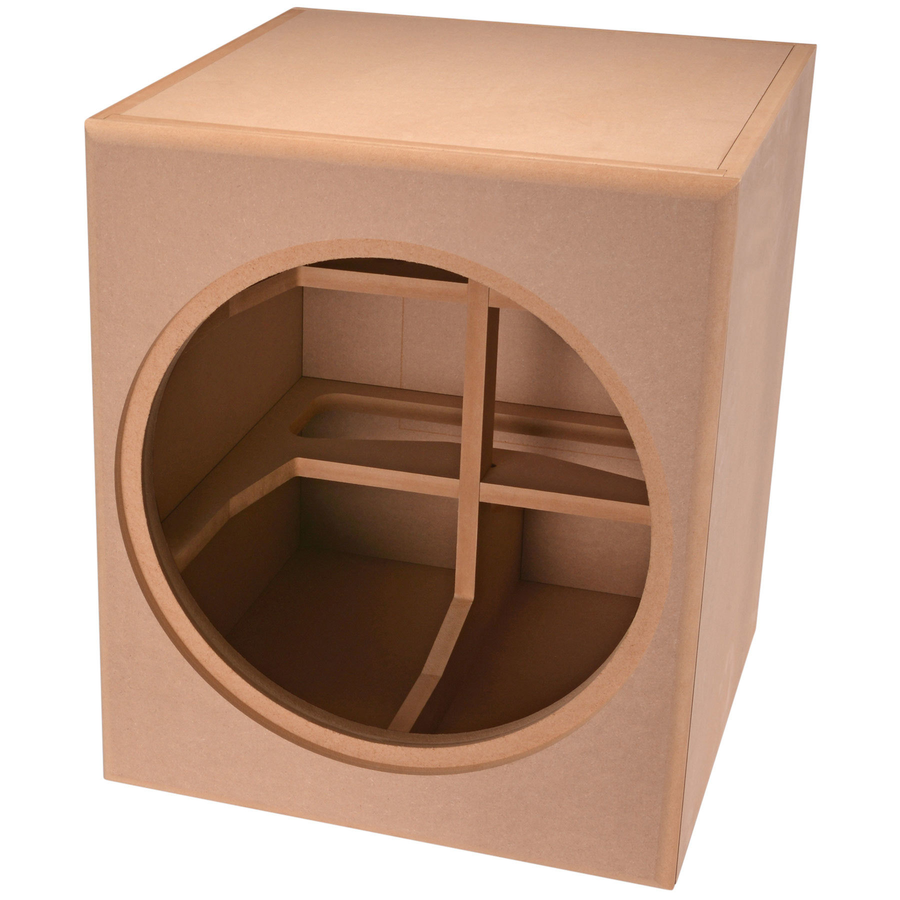 Knock-Down MDF 4.0 cu. ft. Subwoofer Cabinet for Dayton Audio 18" Reference Series HO