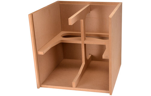 Knock-Down MDF 3.0 cu. ft. Subwoofer Cabinet for Dayton Audio 15" Ultimax Subwoofer