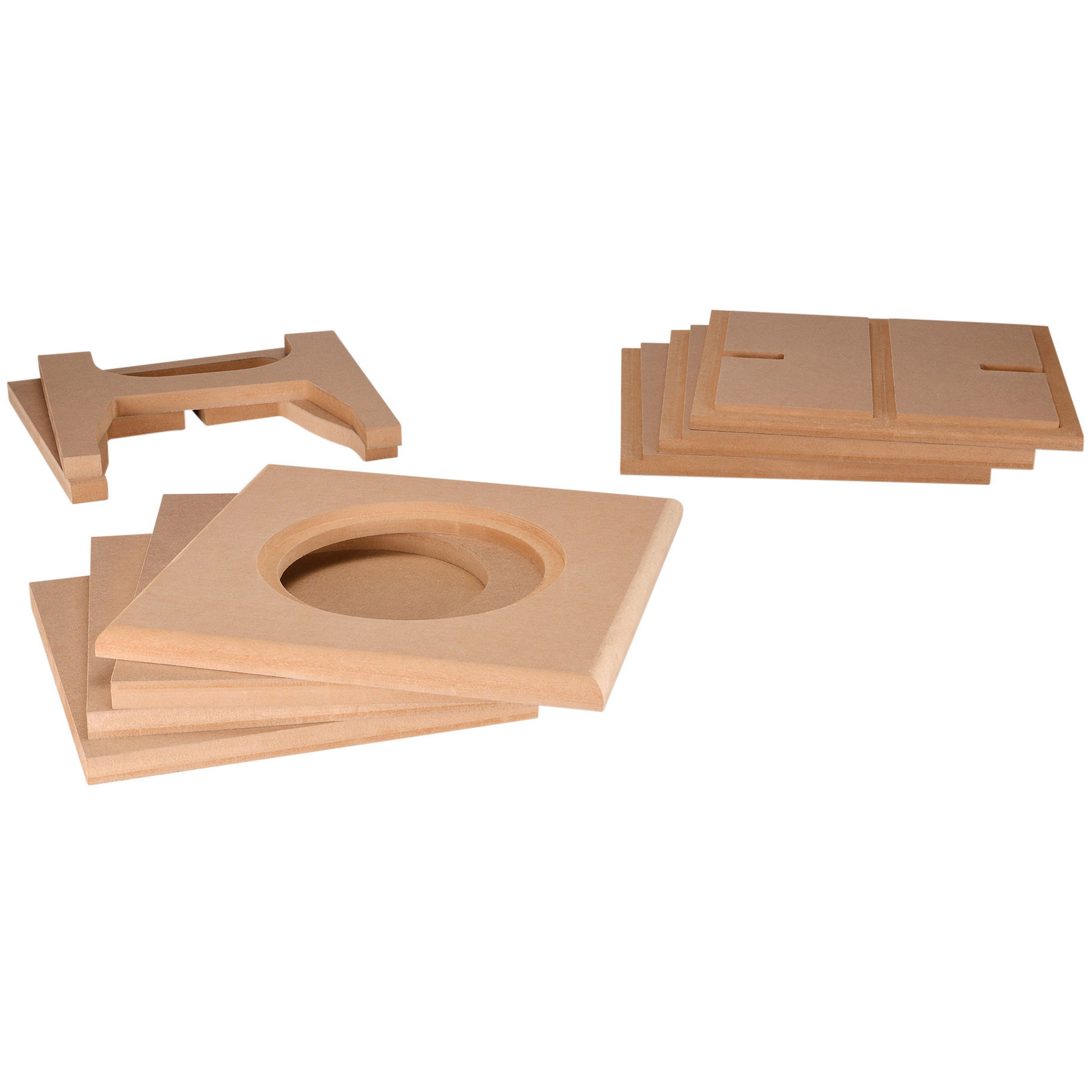 Knock-Down 0.75 cu. ft. MDF Subwoofer Cabinet for Dayton Audio 8" Ultimax Subwoofer