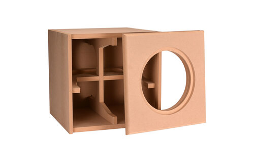 Knock-Down MDF 1.25 cu. ft. Subwoofer Cabinet for 10" Subwoofers