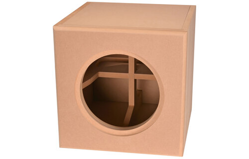Knock-Down MDF 1.25 cu. ft. Subwoofer Cabinet for 10" Subwoofers