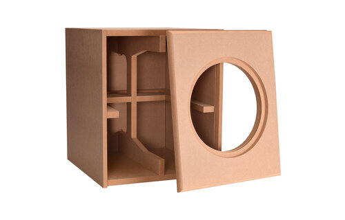 Knock-Down MDF 2.0 cu. ft. Subwoofer Cabinet for Dayton Audio 12" Ultimax Subwoofer